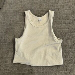 NIKIBIKI Chevron High Neck Athletic Crop Top